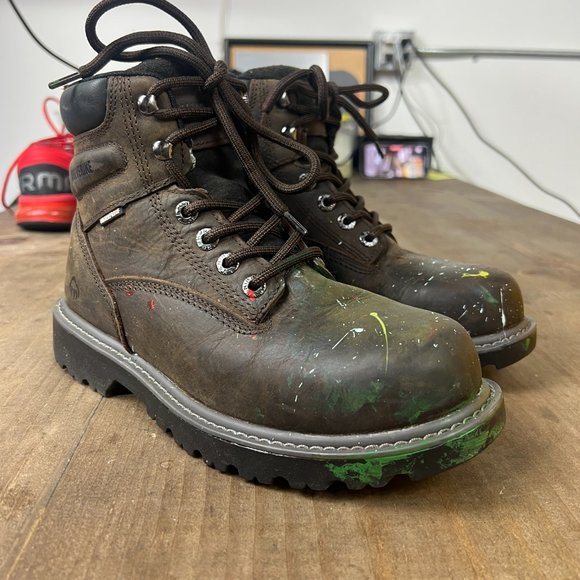 Wolverine | Shoes | Wolverine Boots Womens 7 Extra Wide 7ew 7ee Paint